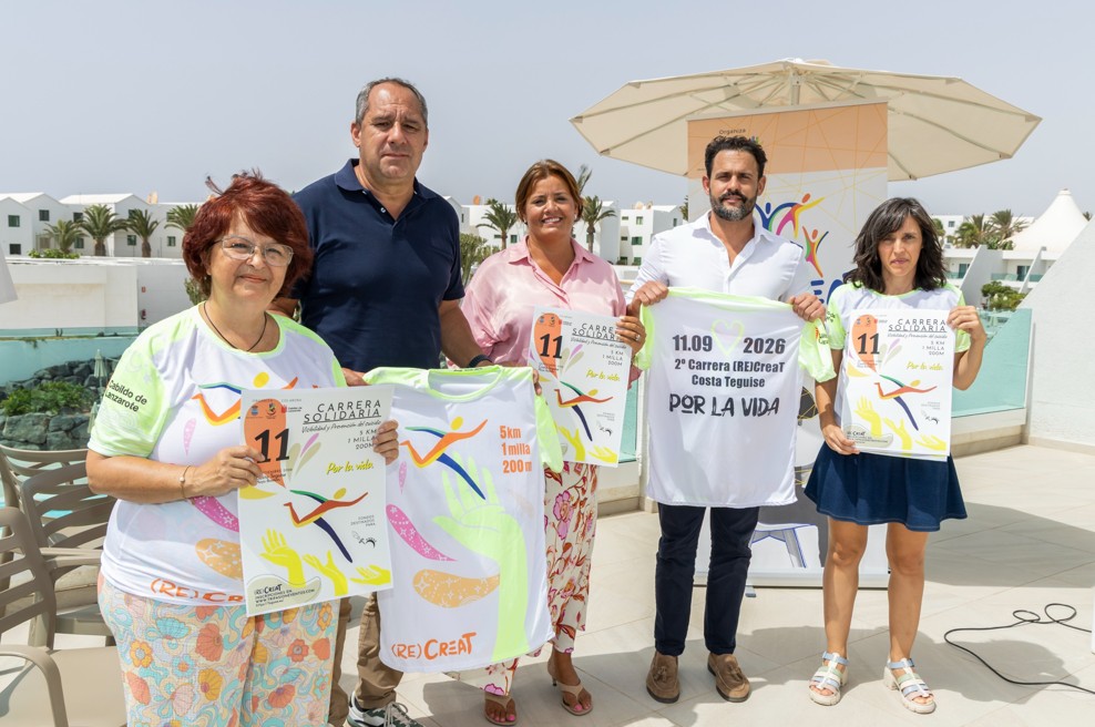Lanzarote, Teguise: Solidarischer Lauf „Für das Leben“ 1 carrera solidaria