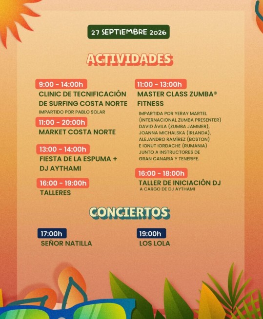 Gran Canaria-Nord, Moya: Festival Costa Norte 1 fiestas costa norte