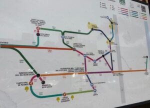 Gran Canaria-Ost, Ingenio: Fußweg-Karte 6 ingenio wege