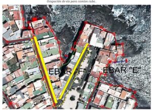 Teneriffa-Nord, Puerto de la Cruz: Austausch des Abwasserkanals von Punta Brava 13 puerto sperrungen