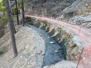 Gran Canaria-West, La Aldea de San Nicolás: Zufahrt nach Tejeda und Barranquillo Andrés 9 trabajos pista GC