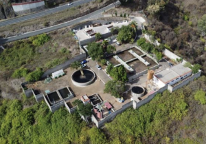 Gran Canaria-West, La Aldea de San Nicolás: Weiterverwendung von Wasserspeichern 6 Depuradora GC