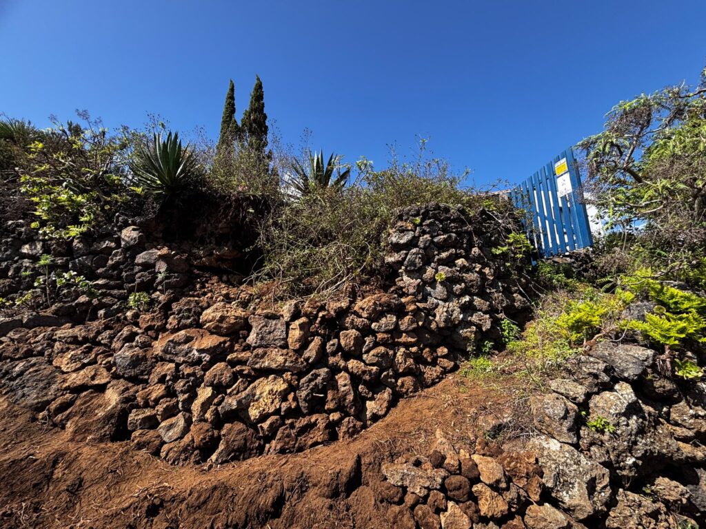 La Palma, Tijarafe: Wanderweg wird erneuert 97 GR 130 Tijarafe