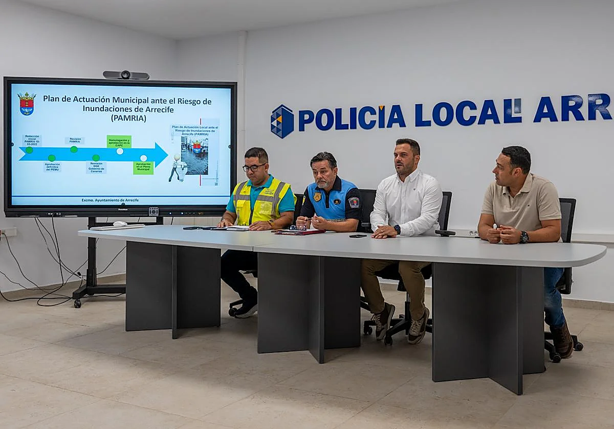 Lanzarote, Arrecife: Gefahrenplan wurde ausgearbeitet 1 Local Pol Arrecife