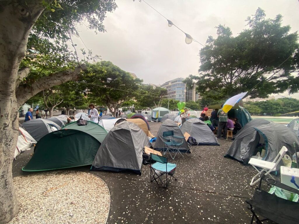 Protest santa cruz