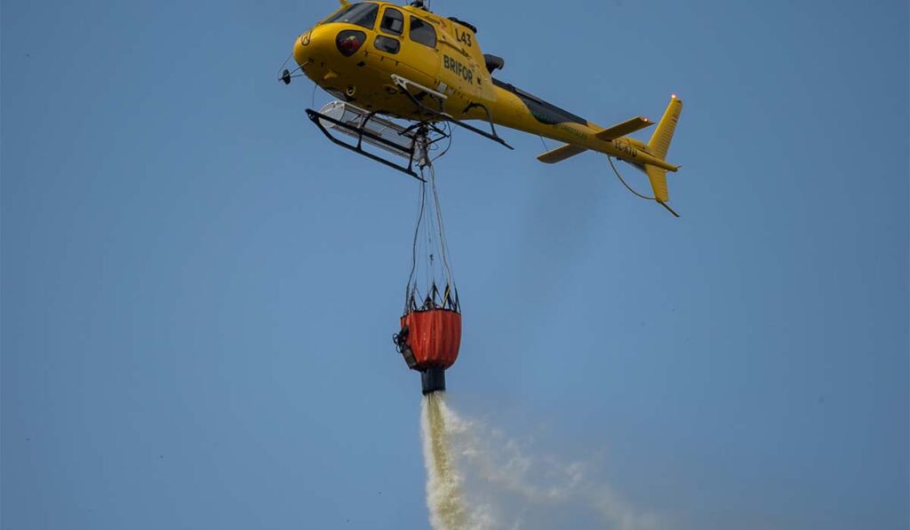 Teneriffa-Nordost, Santa Cruz: Brandschutzzeit gekürzt 97 Rettung Hubschrauber
