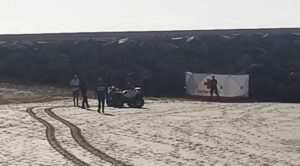 Teneriffa-Nordost, Santa Cruz: Leiche am Teresitas Strand 13 Teresit TF