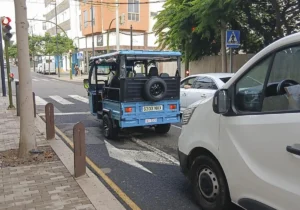 Lanzarote, Arrecife: Neue Verkehrsmittel 13 Tuck Tuck