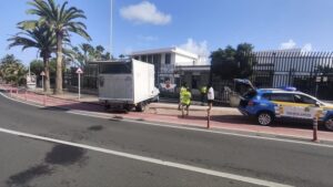 Gran Canaria-Nord, Las Palmas: Unfall wegen nicht angezogener Handbremse 4 Unfall 2