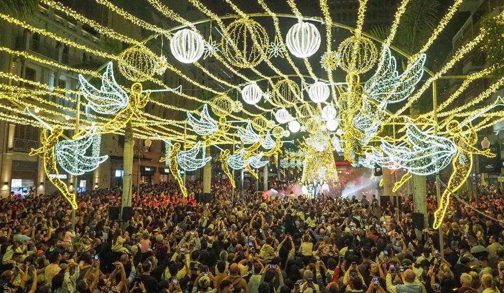 Teneriffa-Nordost, Santa Cruz: Termin für die Weihnachtsbeleuchtung steht 98 Weihnachten SC