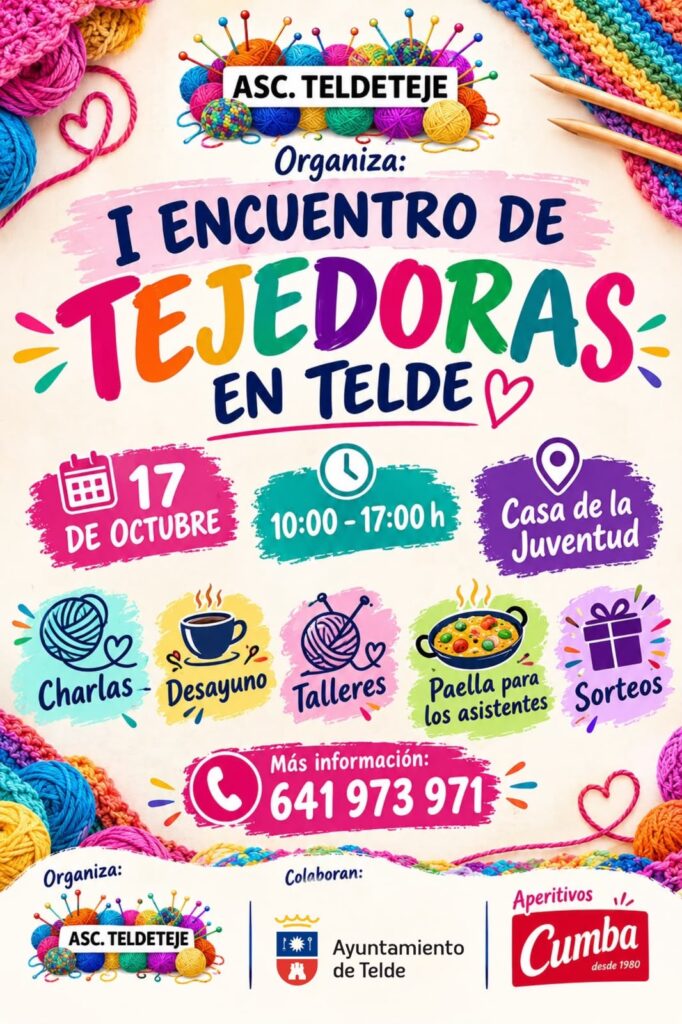 cartel encuentro tejedores