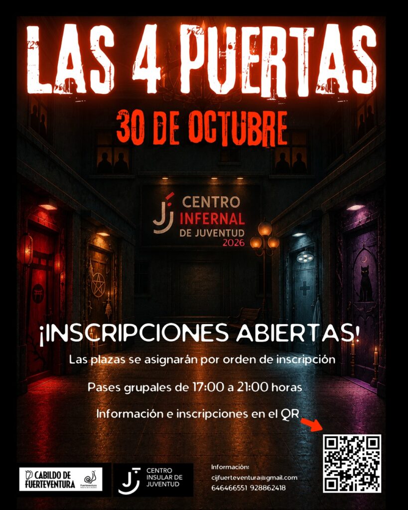 Fuerteventura, Puerto del Rosario: Halloween Spaß 97 las 4 puertas