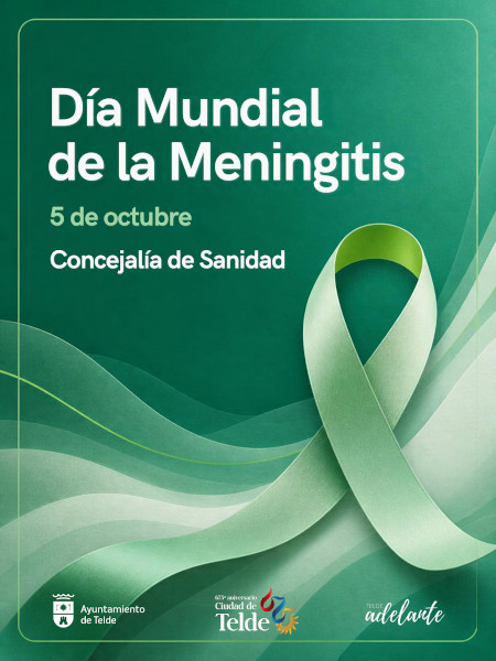 Gran Canaria-Ost, Telde: Telde erstrahlt grün anlässlich des Welt-Meningitis-Tages 1 noticia789