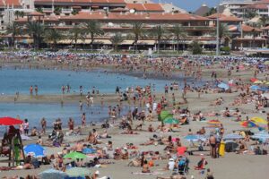 Teneriffa-Süd, Adeje: Beinahe ertrunken 14 playa del sur de Tenerife