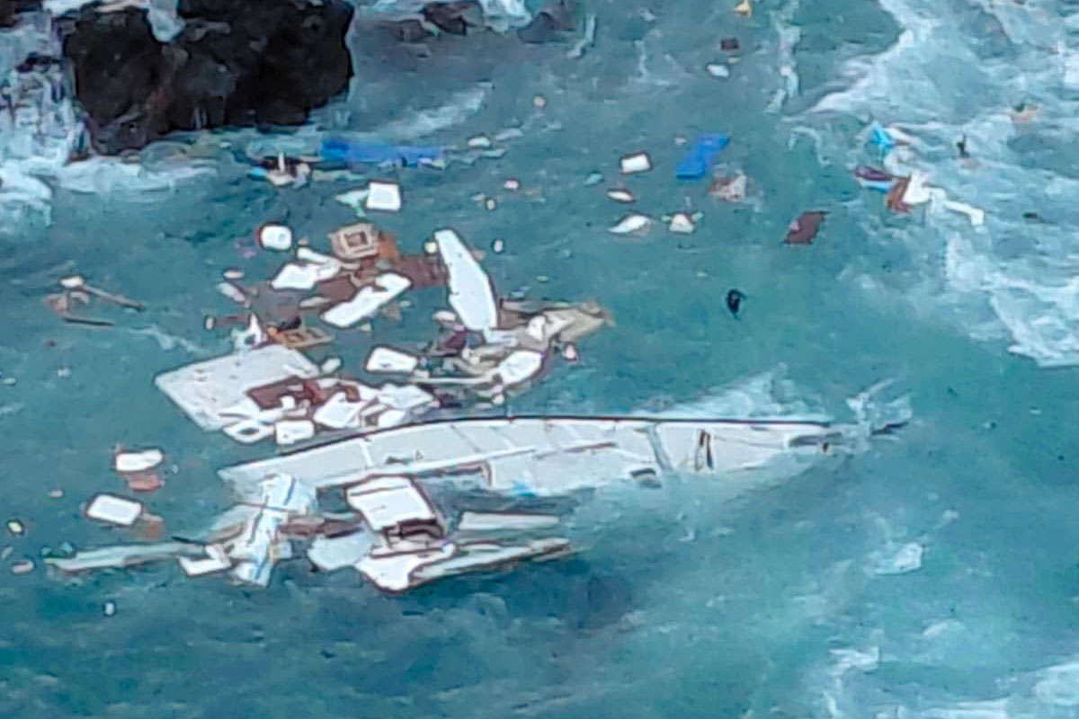 velero frances encallado lanzarote